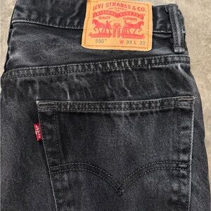 Levi's Dark Gray Men's Relaxed Jeans
